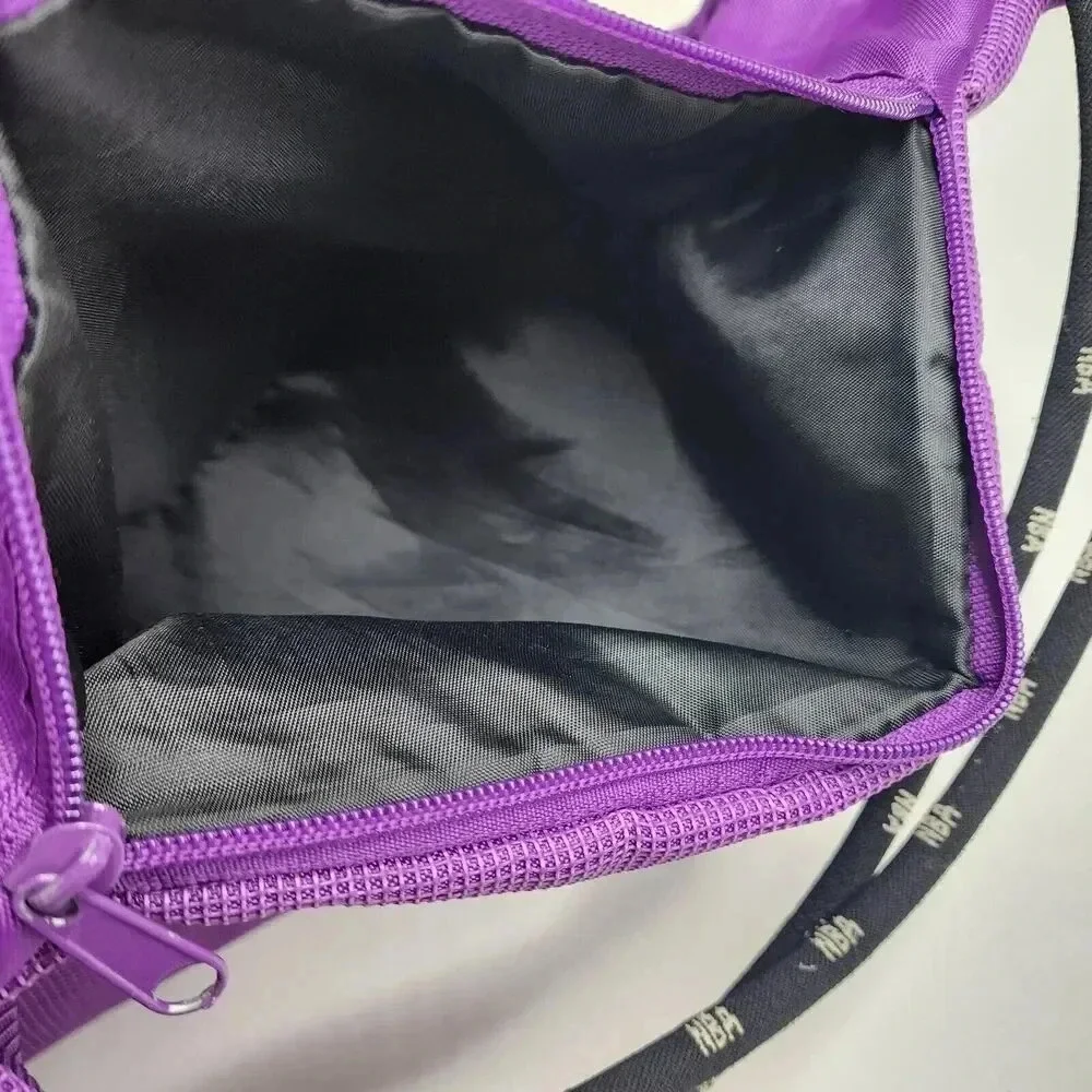Vintage NBA Elevation Milwaukee Bucks String Backpack‎ Purple Green Bag